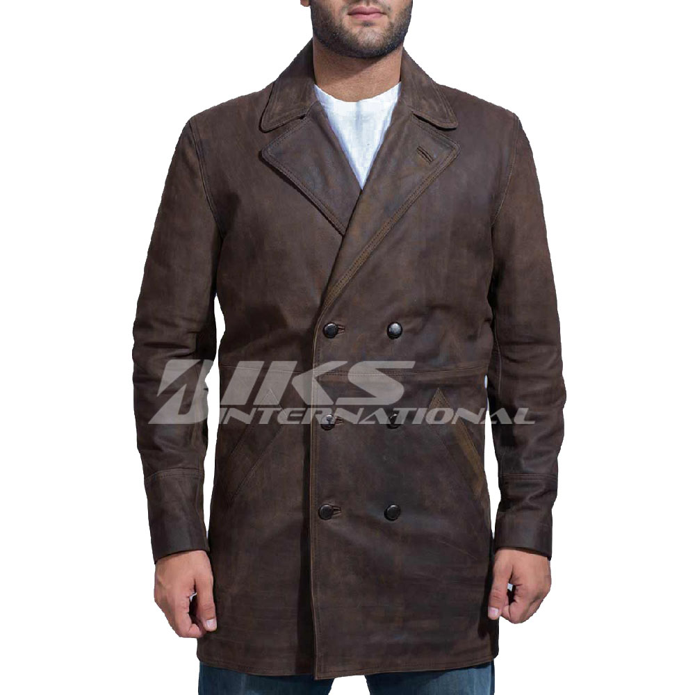 Men Leather Coat
