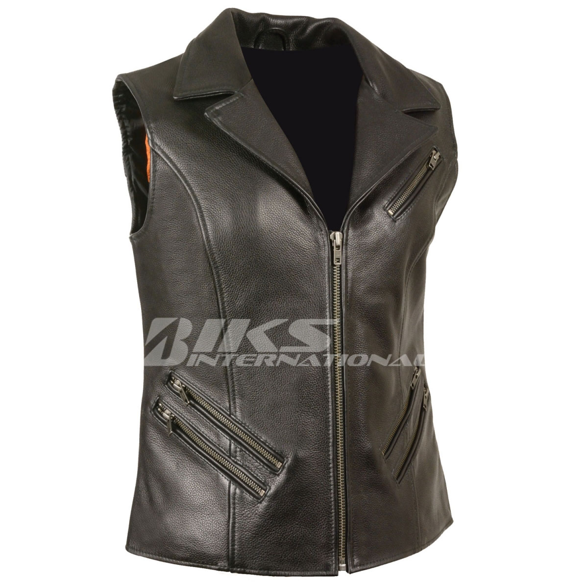 Women Leather Vest