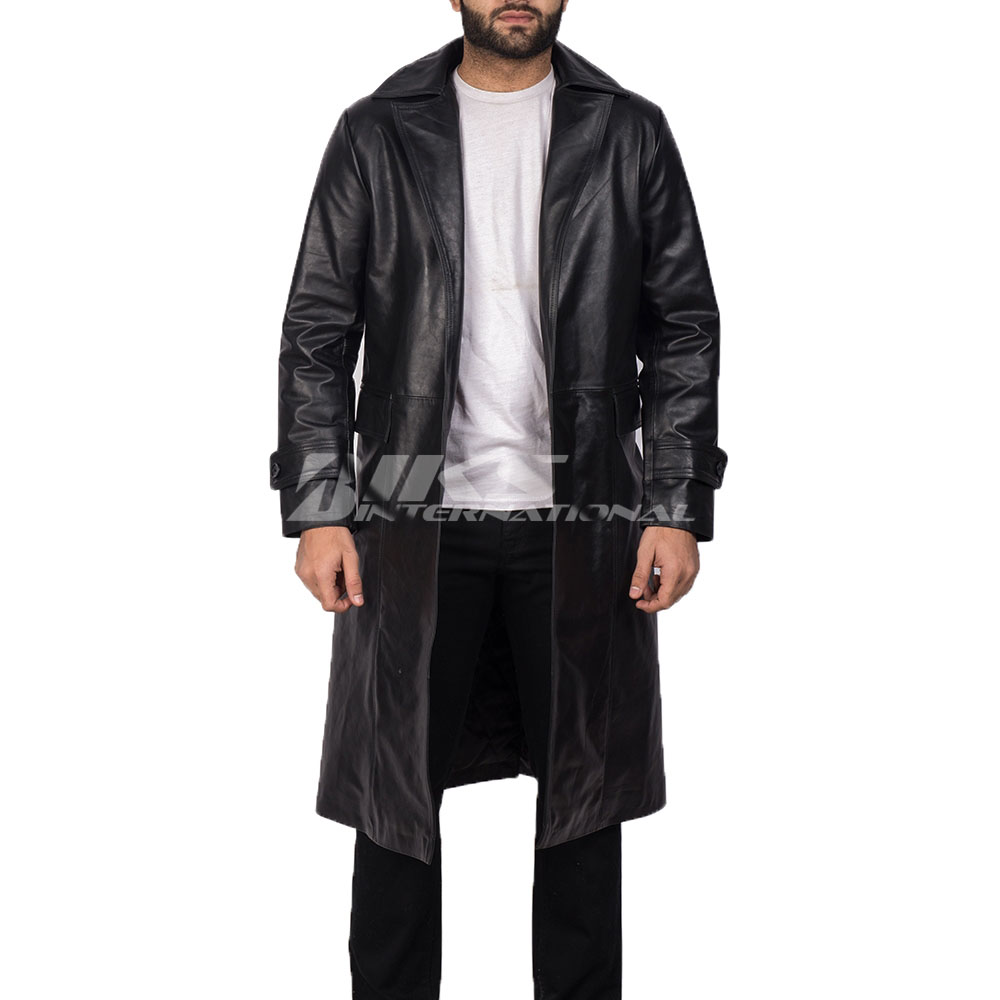 Men Leather Coat
