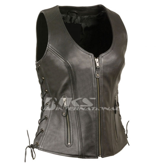 Women Leather Vest